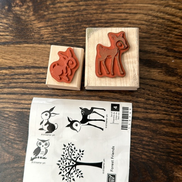 Forest Friends Theme Rubber Stamps - Picture 3 of 3